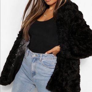 Urban Bliss Fur Coat Size 16 (UK)